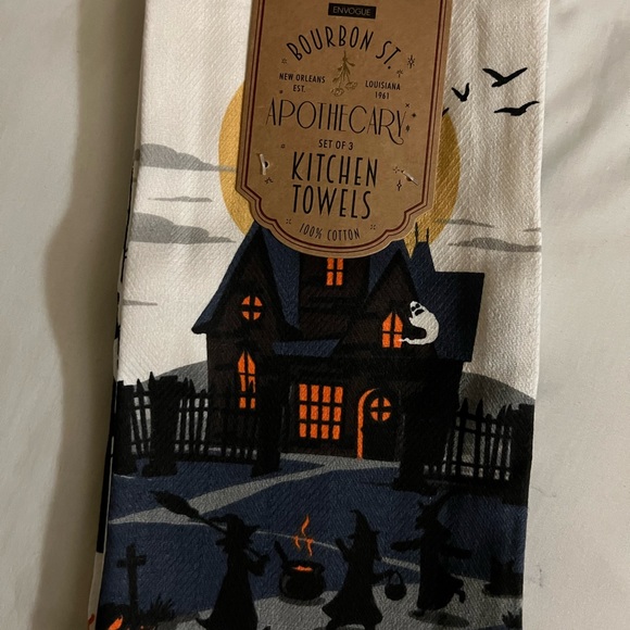 Set of 3 witch kitchen towels - Picture 2 of 3